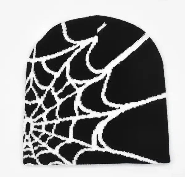 Japanese Brand Masuda x Kaori Y2K Spider Web Beanie Black Size ONE SIZE - 5 Thumbnail