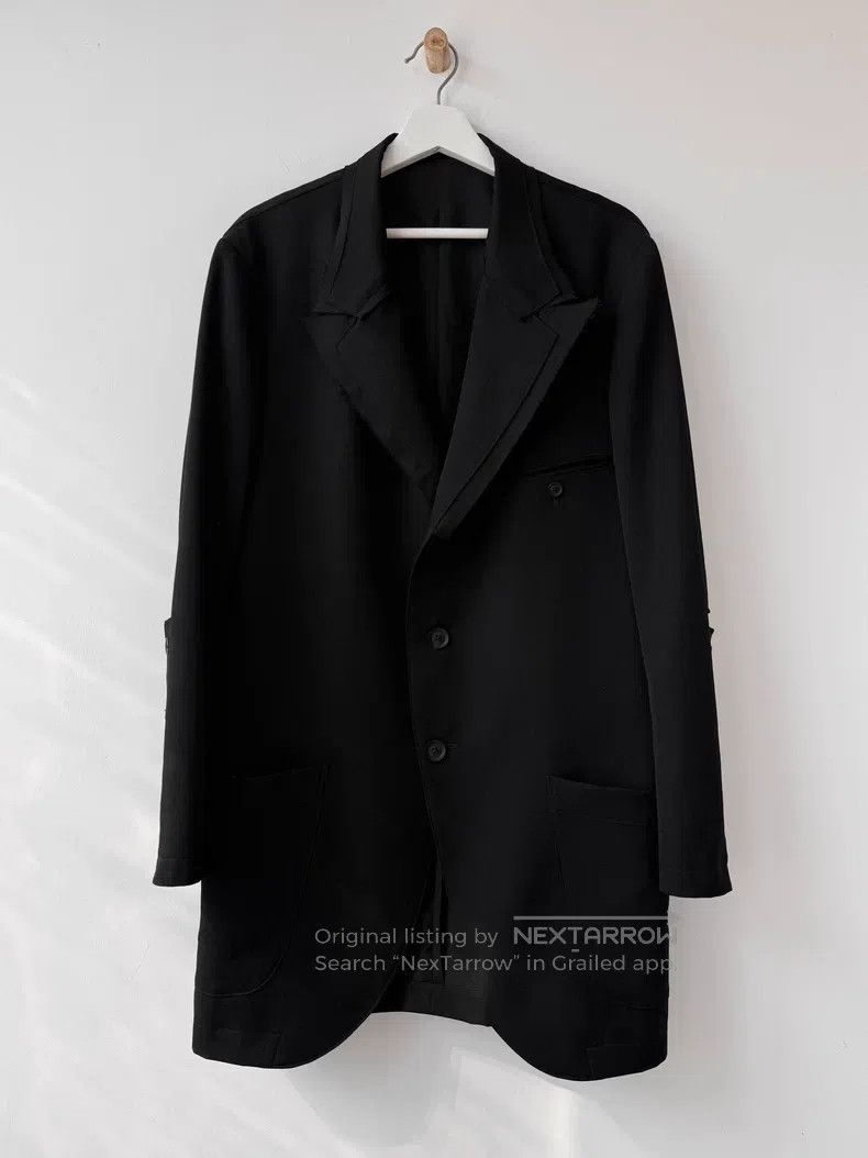 Yohji Yamamoto Yohji Yamamoto 22SS Show Wool Jacket Blazer jacket Size US M / EU 48-50 / 2 - 1 Thumbnail