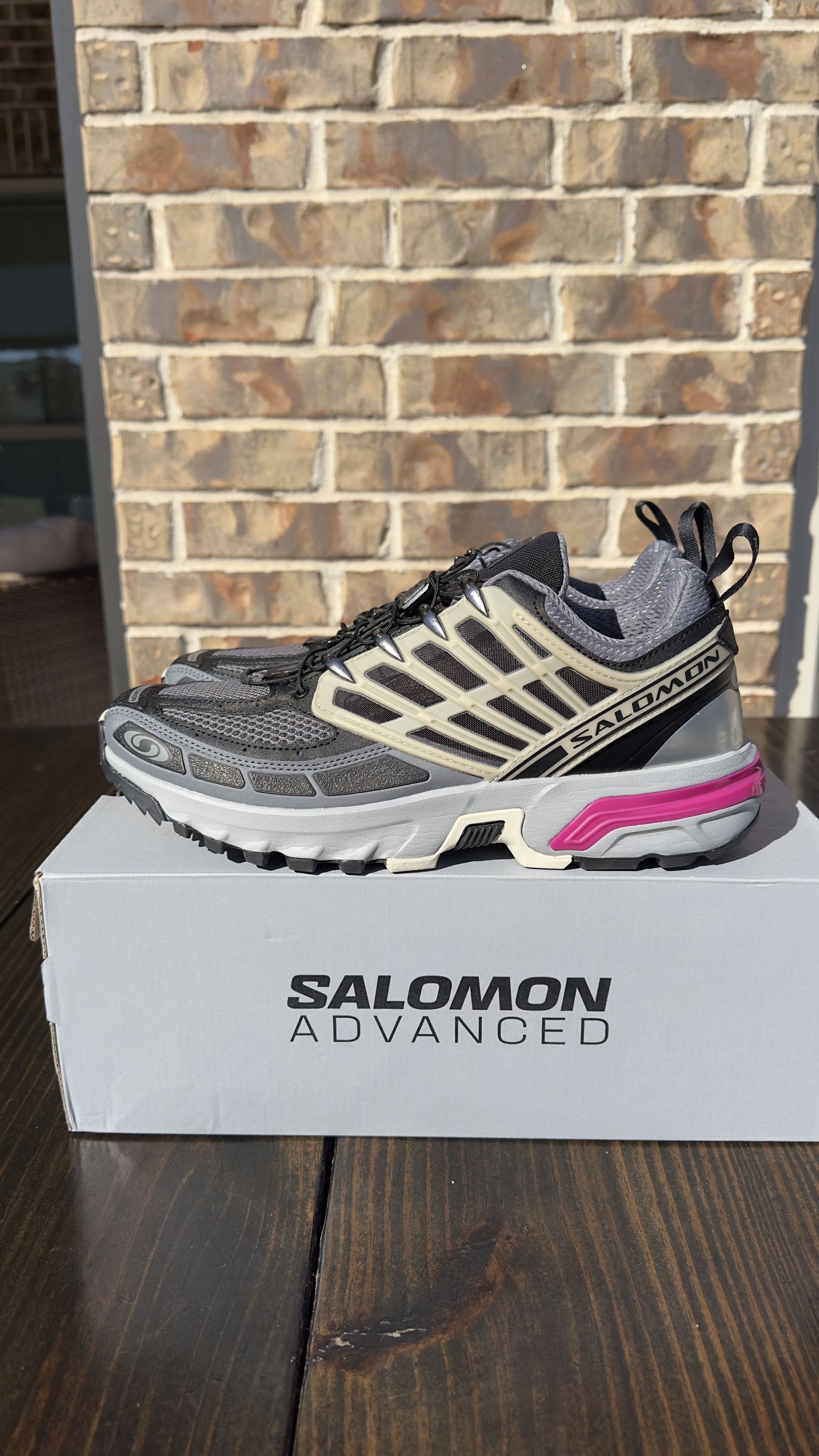 Salomon Salomon ACS Pro Advanced Black Grey Purple size 10 Size US 10 / EU 43 - 5 Thumbnail