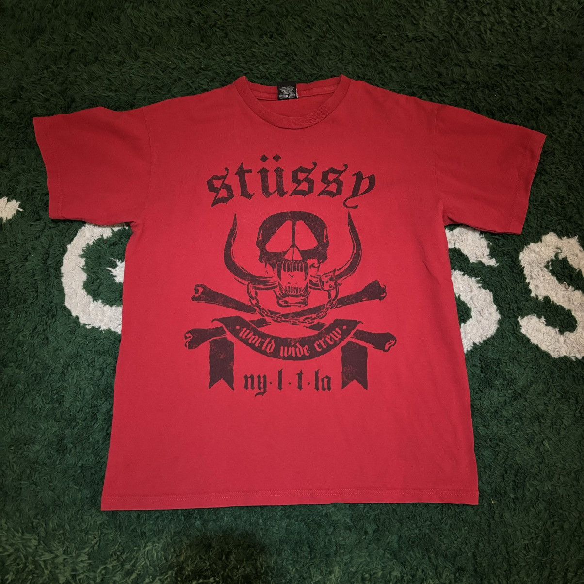 Stussy × Vintage Vintage Stussy Motorhead style logo tshirt Size US M / EU 48-50 / 2 - 1 Thumbnail