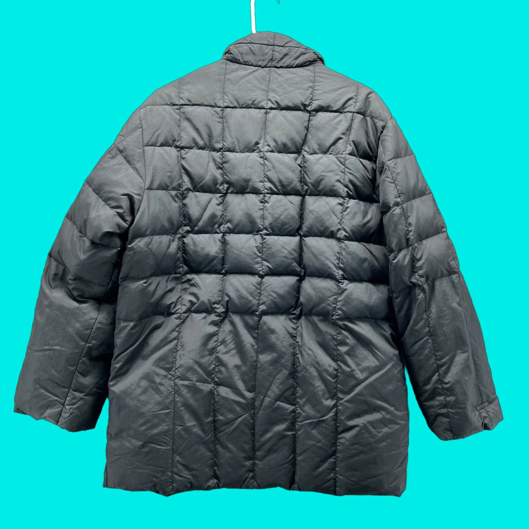 Calvin Klein VINTAGE Calvin Klein Puffer Jacket Men Large Black Full Zip Nylon Goose Down Winter Fill Jacket Size US L / EU 52-54 / 3 - 1 Thumbnail