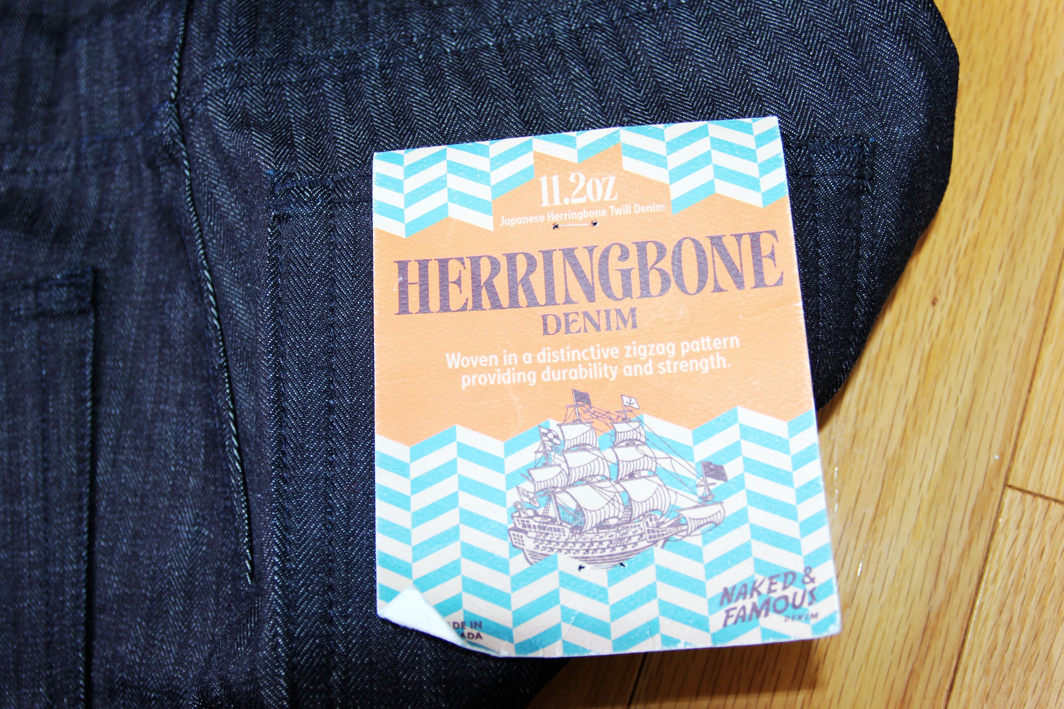 Naked & Famous BNWT AW23 NAKED & FAMOUS HERRINGBONE EASY GUY JEANS 30 Size US 30 / EU 46 - 8 Thumbnail