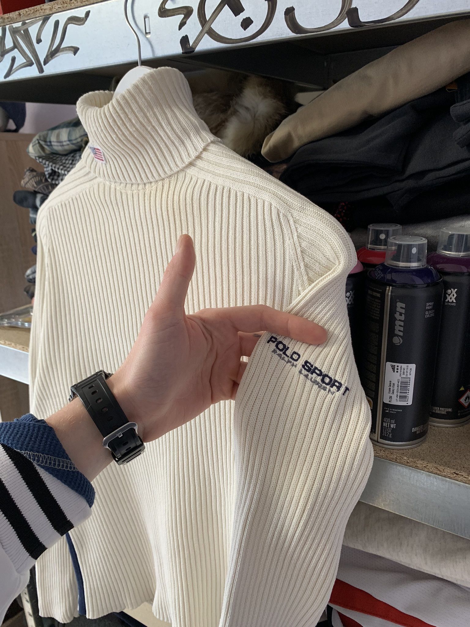 Ralph Lauren Sport Polo Sport Ralph Lauren Turtleneck American Flag Sweater Size US L / EU 52-54 / 3 - 5 Thumbnail