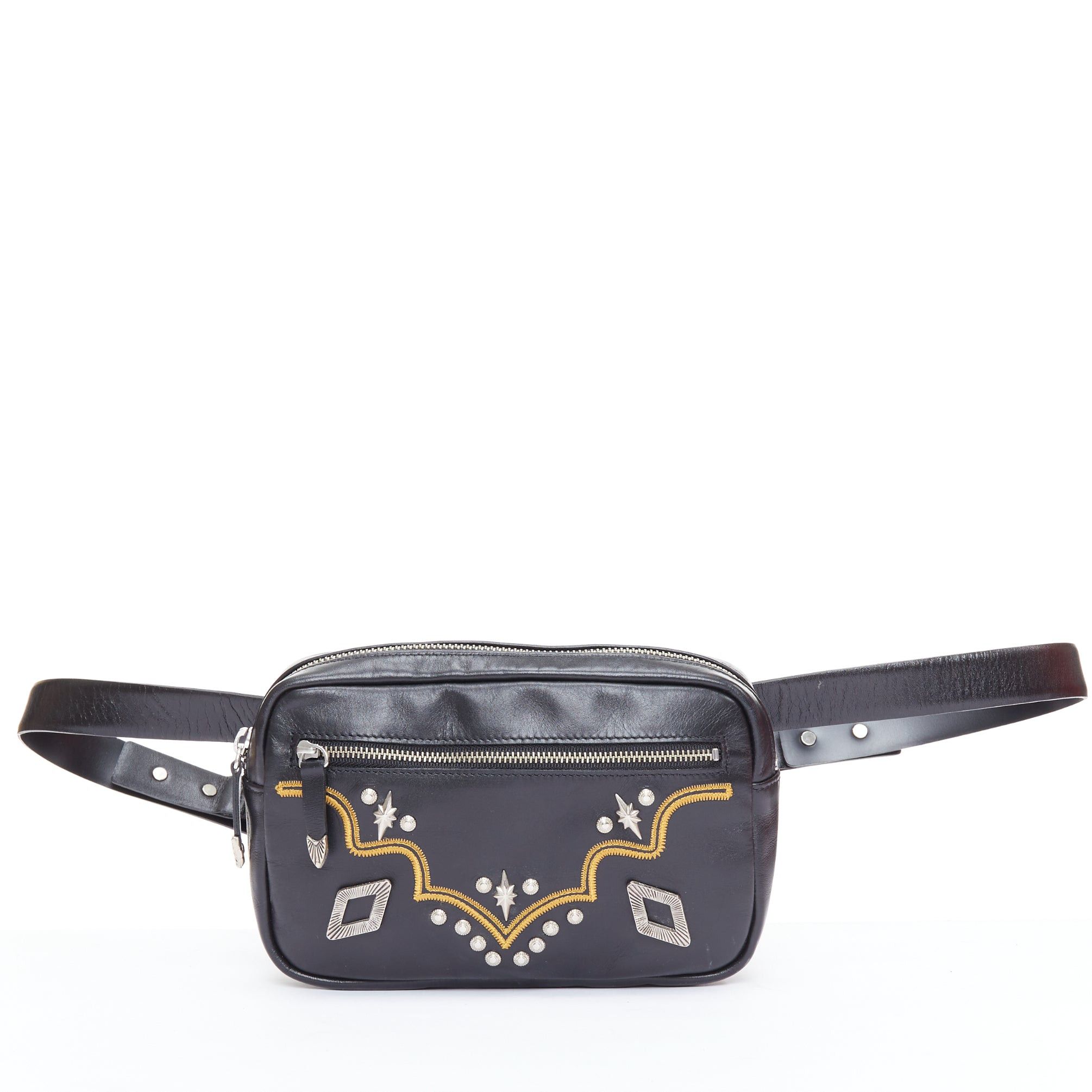 Toga TOGA ARCHIVES Pulla black western embroidered hardware belt bag Size ONE SIZE - 1 Thumbnail