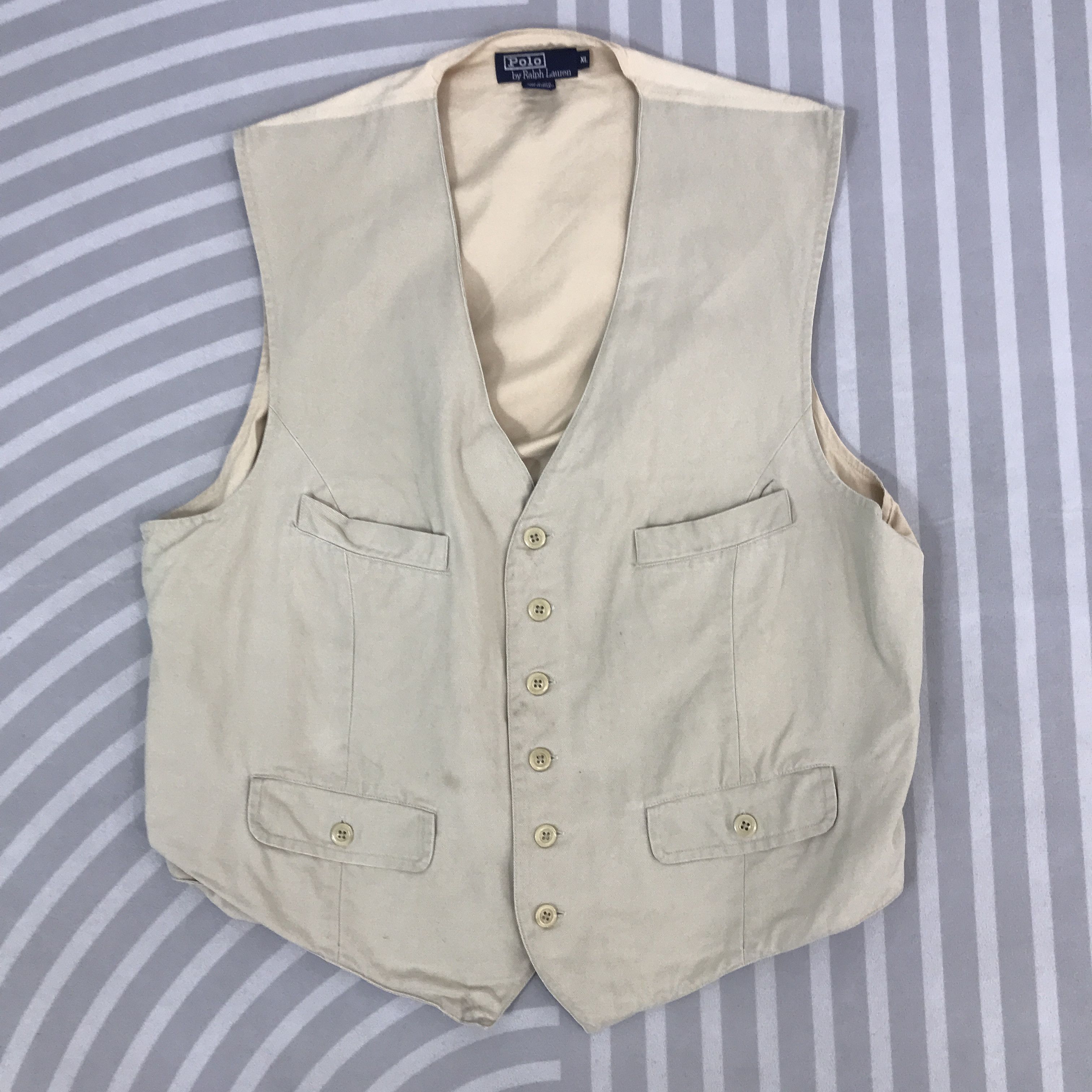 Polo Ralph Lauren × Vintage Vintage Polo Ralph Lauren vest Jacket Size US XL / EU 56 / 4 - 1 Thumbnail
