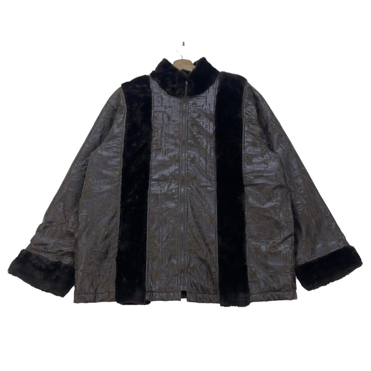 Japanese Brand Japanese Brand Rose Fashion Full Print Fur Jacket Size M / US 6-8 / IT 42-44 - 1 Thumbnail