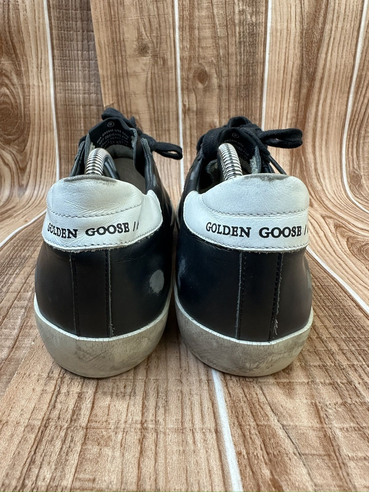 Golden Goose Golden Goose Superstar GGDB Black Leather Lowtop Sneakers Size US 9 / EU 42 - 13 Thumbnail