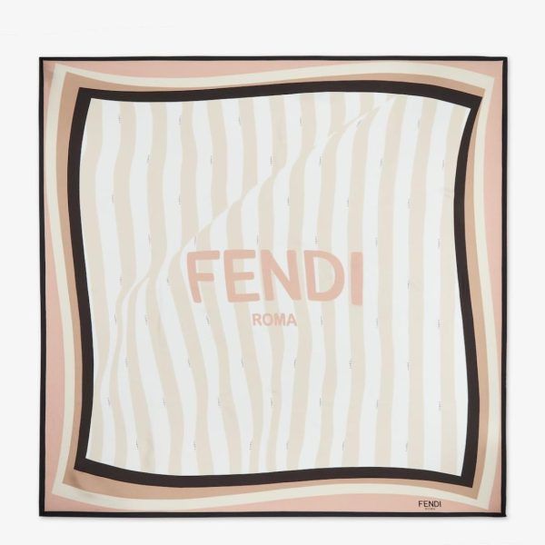 Fendi o1s1wg111224 Size: OS / Pequin Foulard in Multicolor Size ONE SIZE - 1 Thumbnail