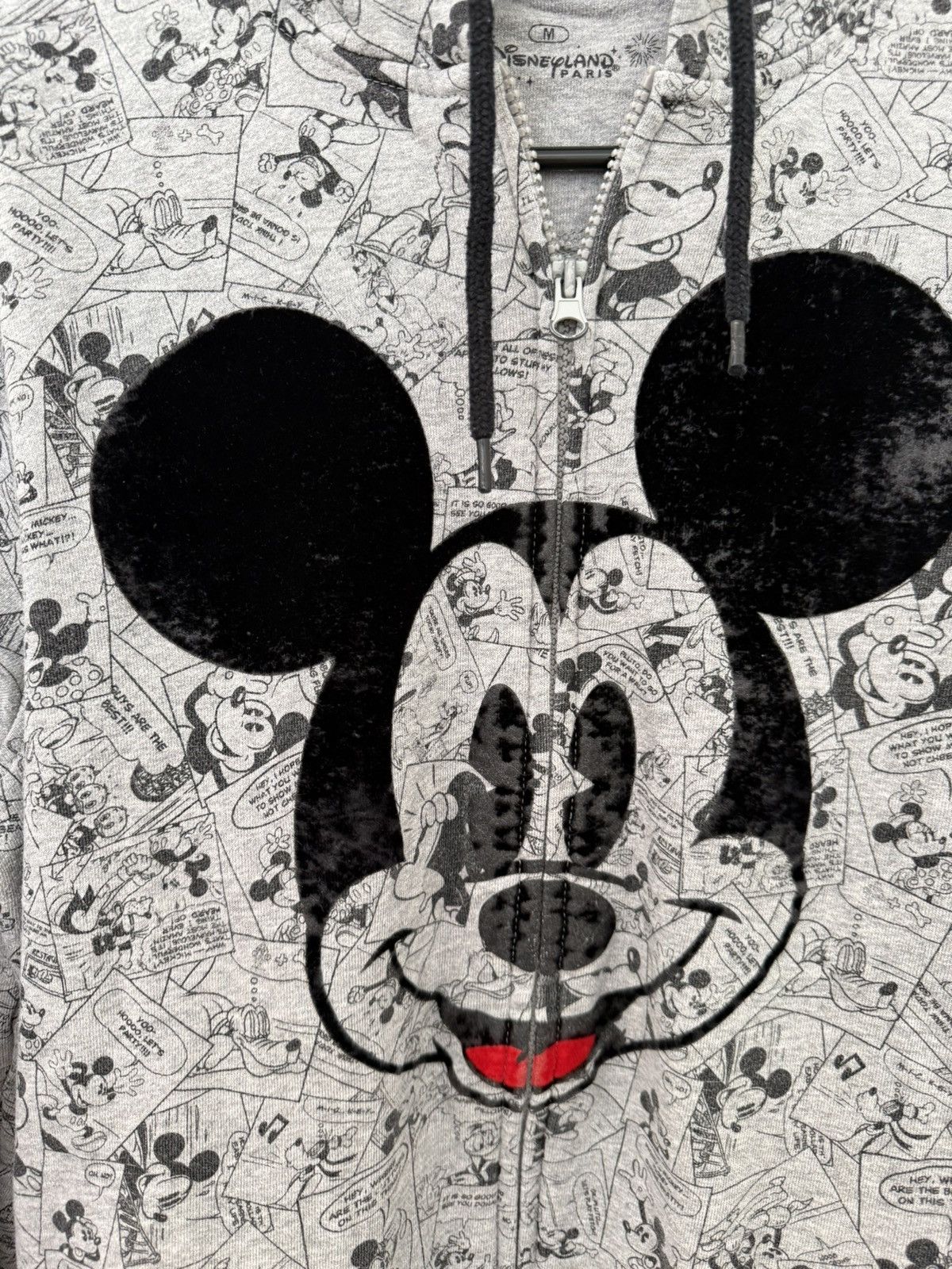 Disney Disneyland Paris Exclusive Mickey Mouse Full Zip Hoodie Size US M / EU 48-50 / 2 - 2 Thumbnail