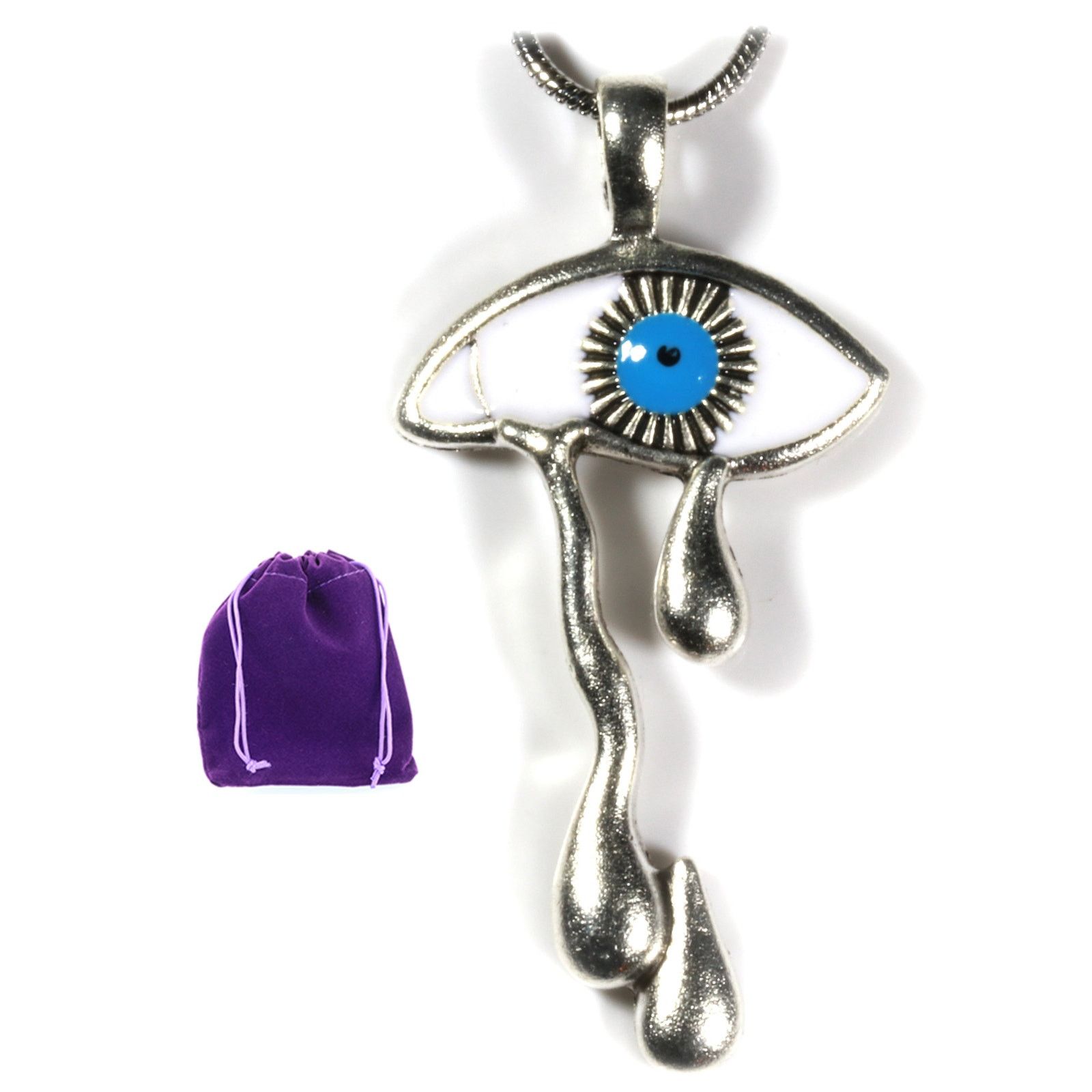 & Other Stories Evil Eye Pendant with Tears Necklace Pendant Size ONE SIZE - 1 Thumbnail