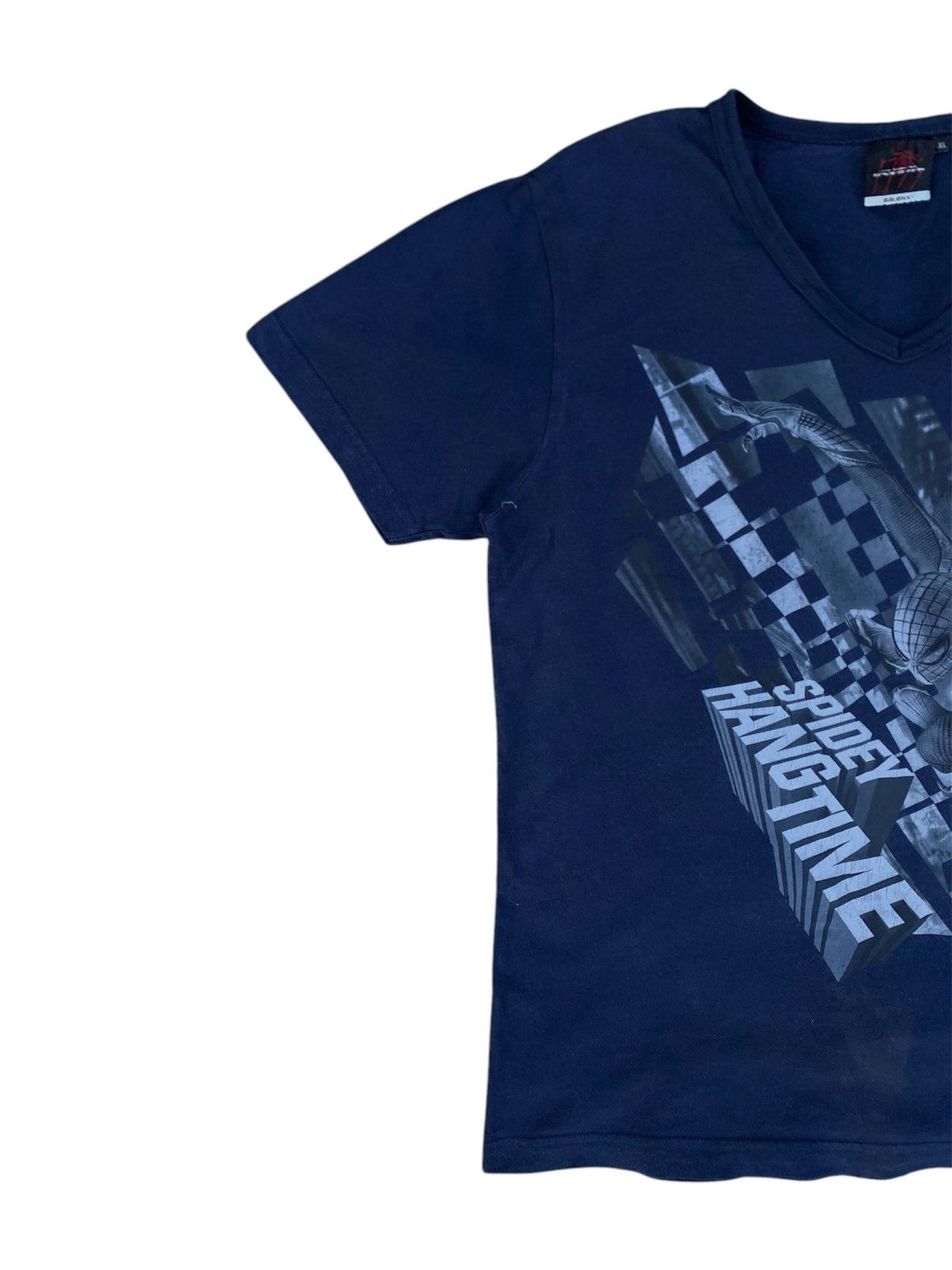Cartoon Network × Vintage Spider-Man T-Shirt Big Logo Vintage 2012 Blue Size US XL / EU 56 / 4 - 2 Thumbnail