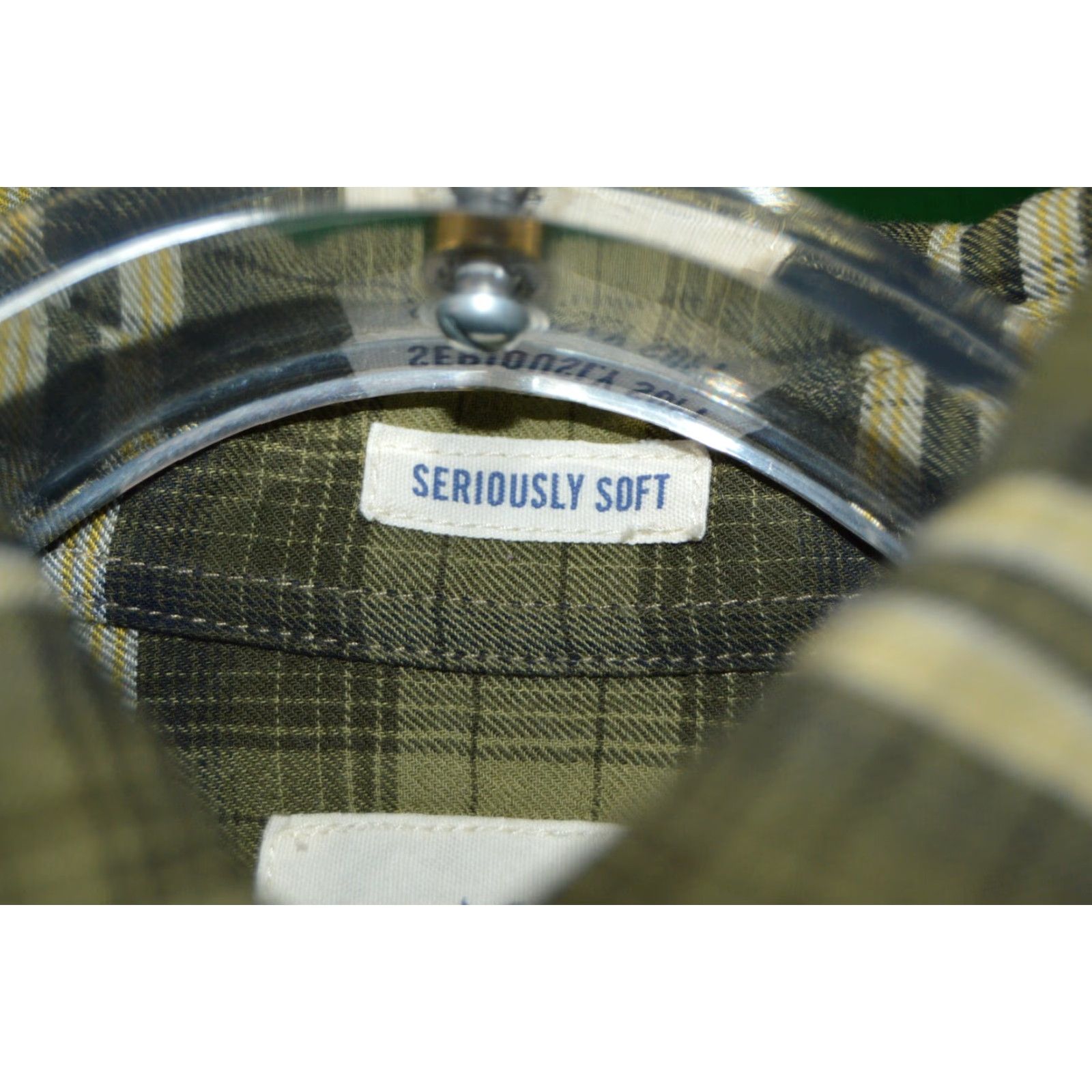 American Eagle Outfitters American Eagle Outfitters Serious Soft L/S Plaid Shirt SZ S Green Mens Shirt Size US S / EU 44-46 / 1 - 5 Thumbnail
