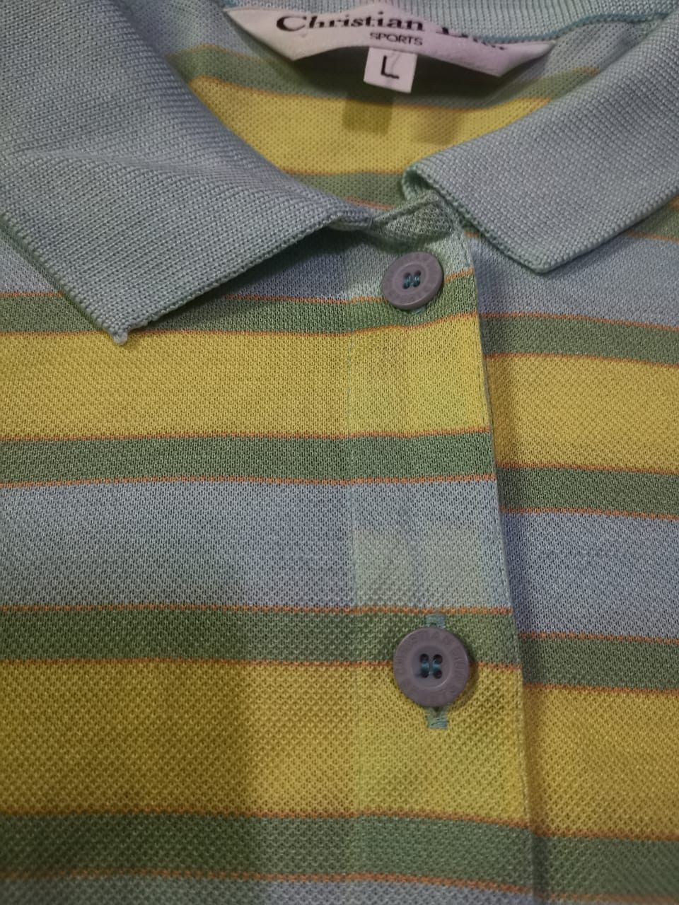 Christian Dior Monsieur × Designer × Dior Vtg Christian Dior Sports Polo Tshirt Size L / US 10 / IT 46 - 6 Thumbnail