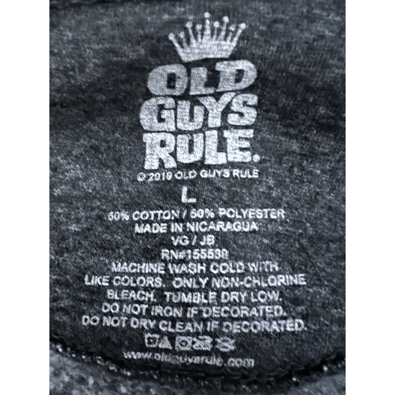 Vintage Old Guys Rule Truck Gray Zip Up Hoodie Jacket Large 50/50 Size US L / EU 52-54 / 3 - 8 Thumbnail