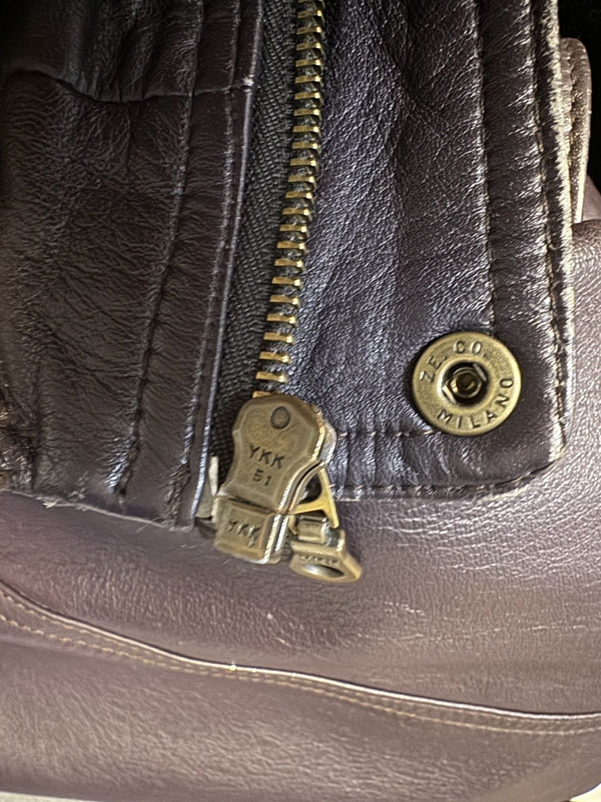 Other Vintage Leather Jacket 🍆 Size US L / EU 52-54 / 3 - 6 Thumbnail