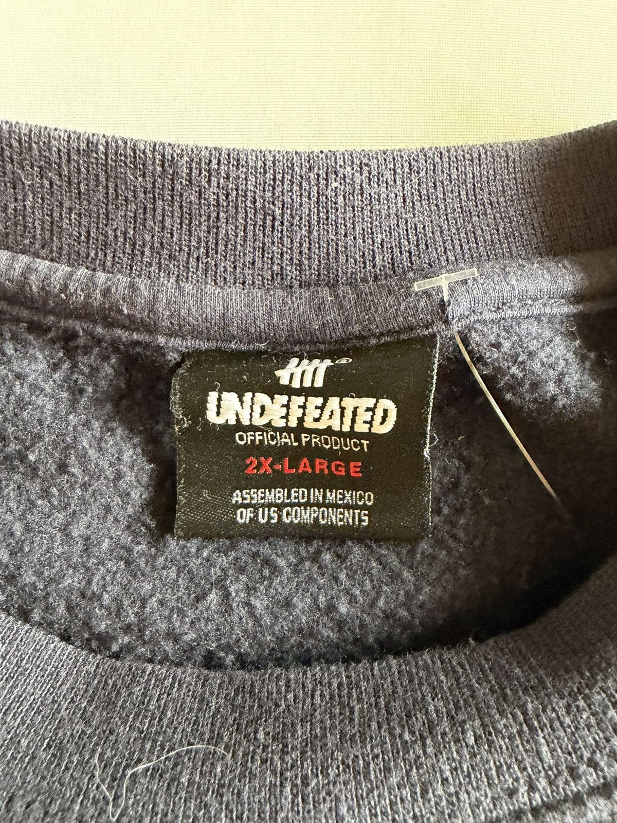 Undefeated Undefeated Navy Pullover Size 2XL Size US XXL / EU 58 / 5 - 4 Thumbnail