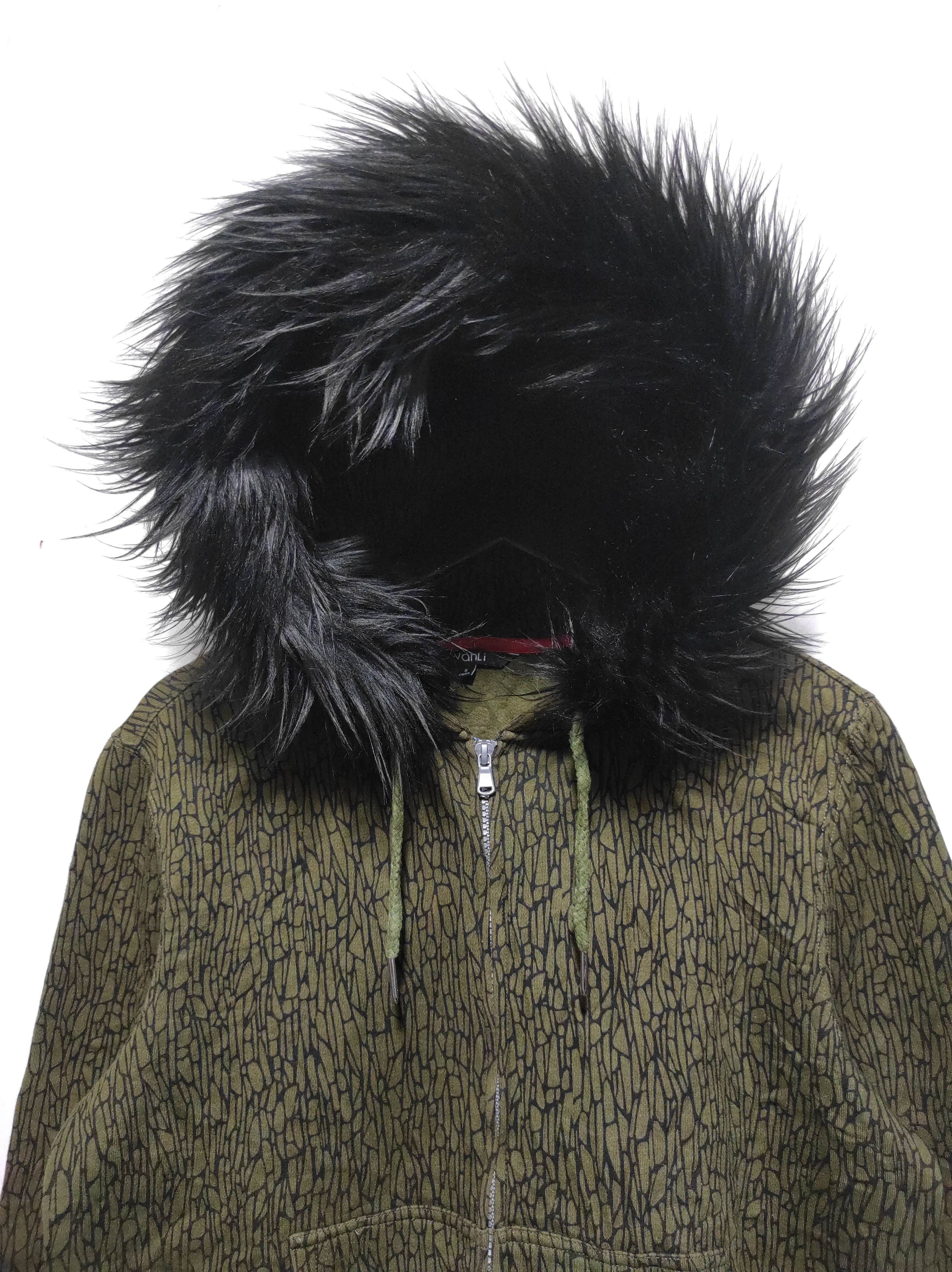 Japanese Brand Wanli Motif Zip Fur Hoodie IfSixWasNine LGB style Size US S / EU 44-46 / 1 - 3 Thumbnail