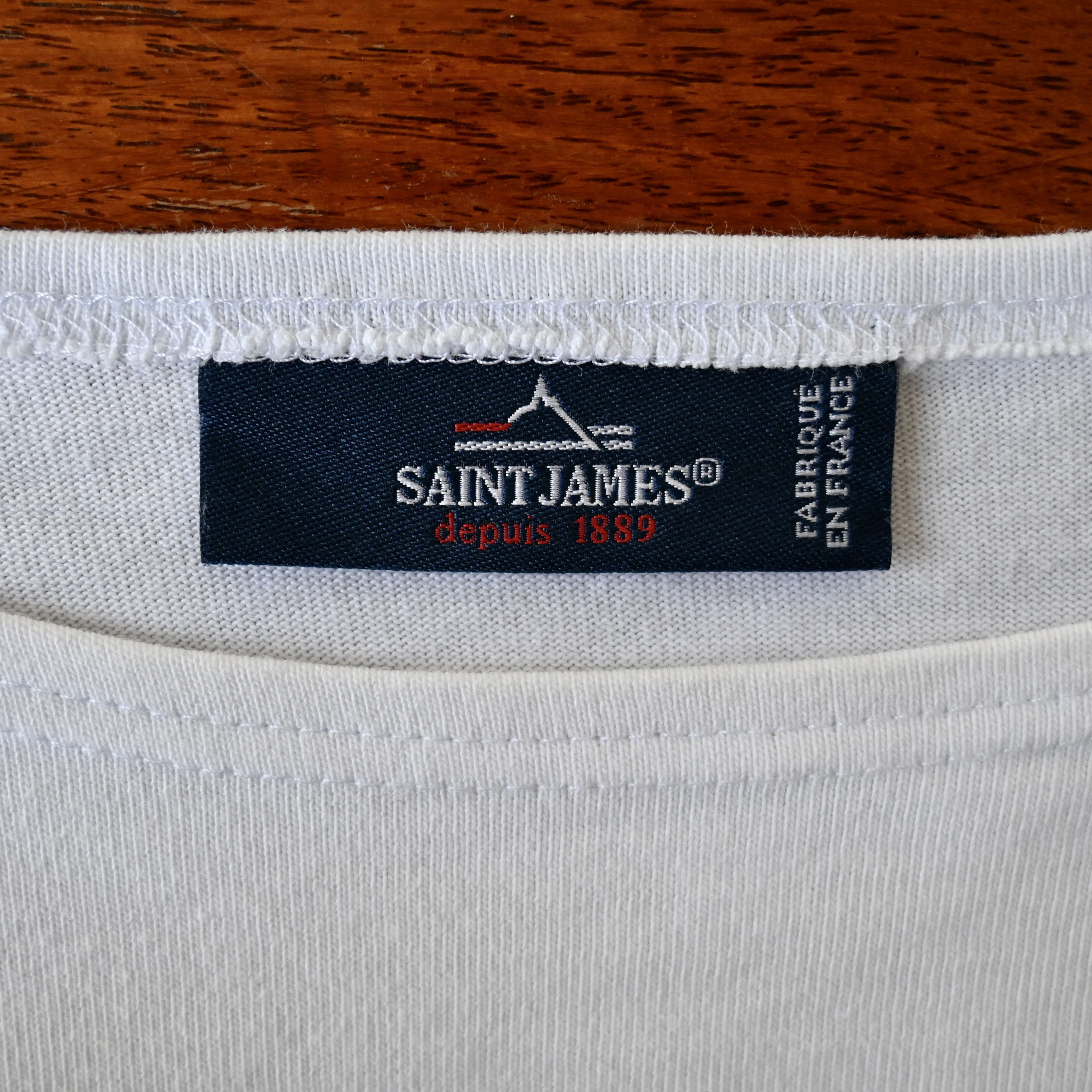 Saint James SAINT JAMES "NAVAL" authentic sailor shirt, 6/L Size US L / EU 52-54 / 3 - 10 Thumbnail