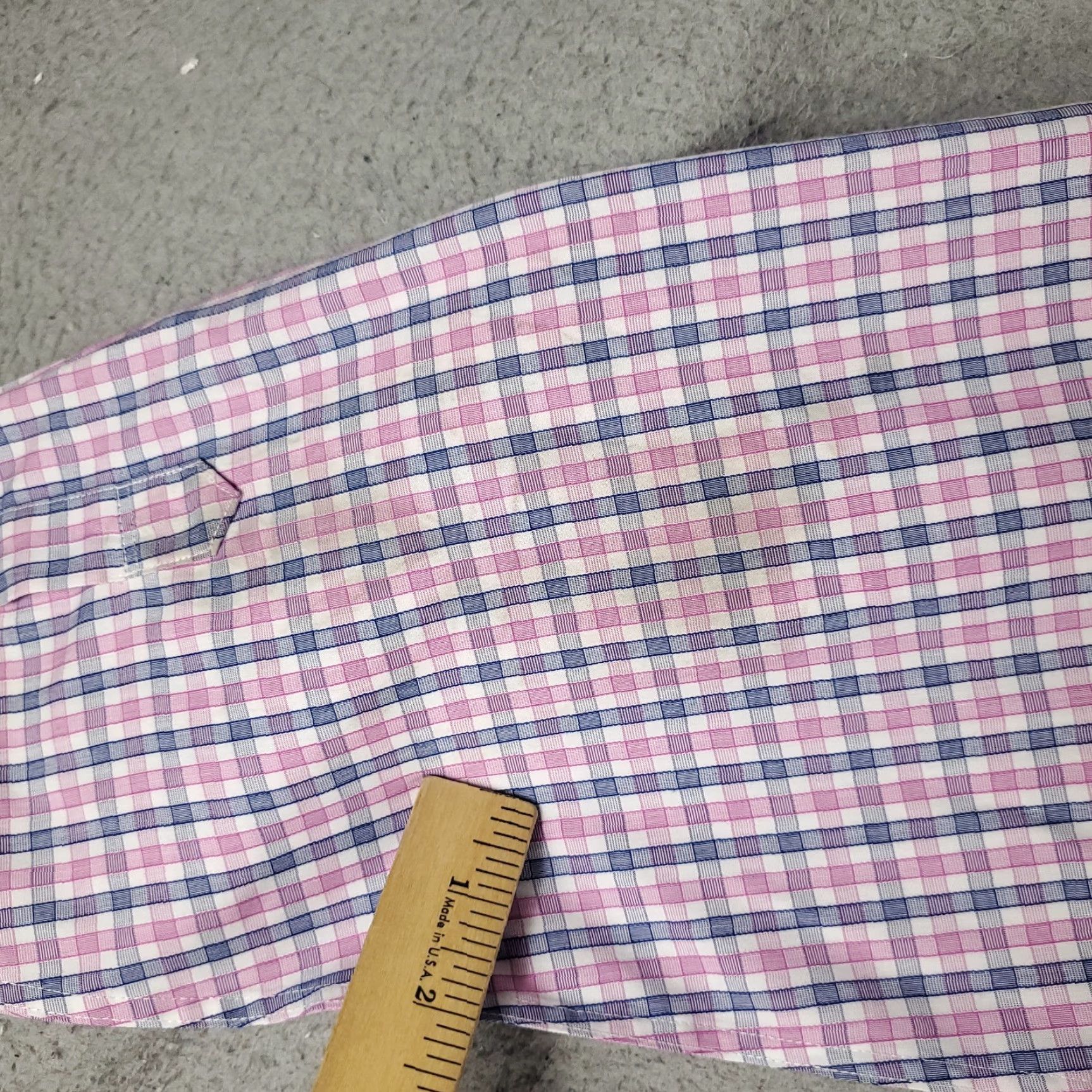 UNTUCKit UNTUCKit Shirt Mens 3XL Pink Plaid Button-Up Long Sleeve Casual Business Formal Workwear Size US XXL / EU 58 / 5 - 3 Thumbnail