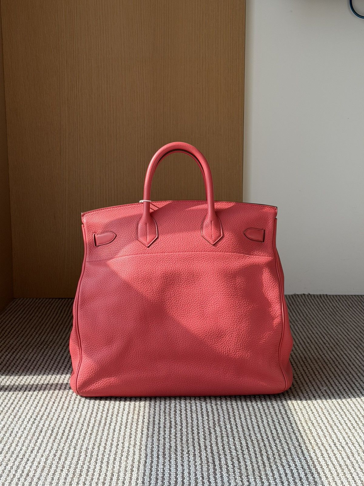 Hermes Hermes Bougainvillea Red Taurillon Clemence Hac 40 Handbag Size ONE SIZE - 2 Thumbnail