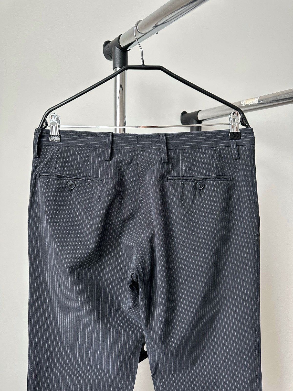 Dolce & Gabbana Vintage Dolce & Gabbana Luxury Striped Suit Blazer Pants Size 48S - 18 Thumbnail