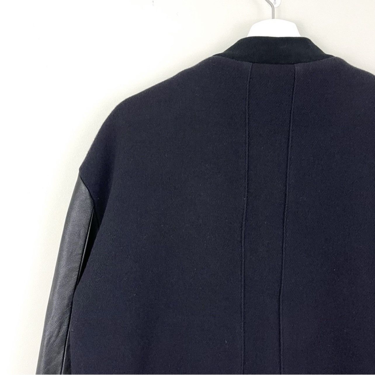 lot78 Lot 78 Designer Bomber Varsity Jacket Wool Cashmere Leather Size US M / EU 48-50 / 2 - 8 Thumbnail