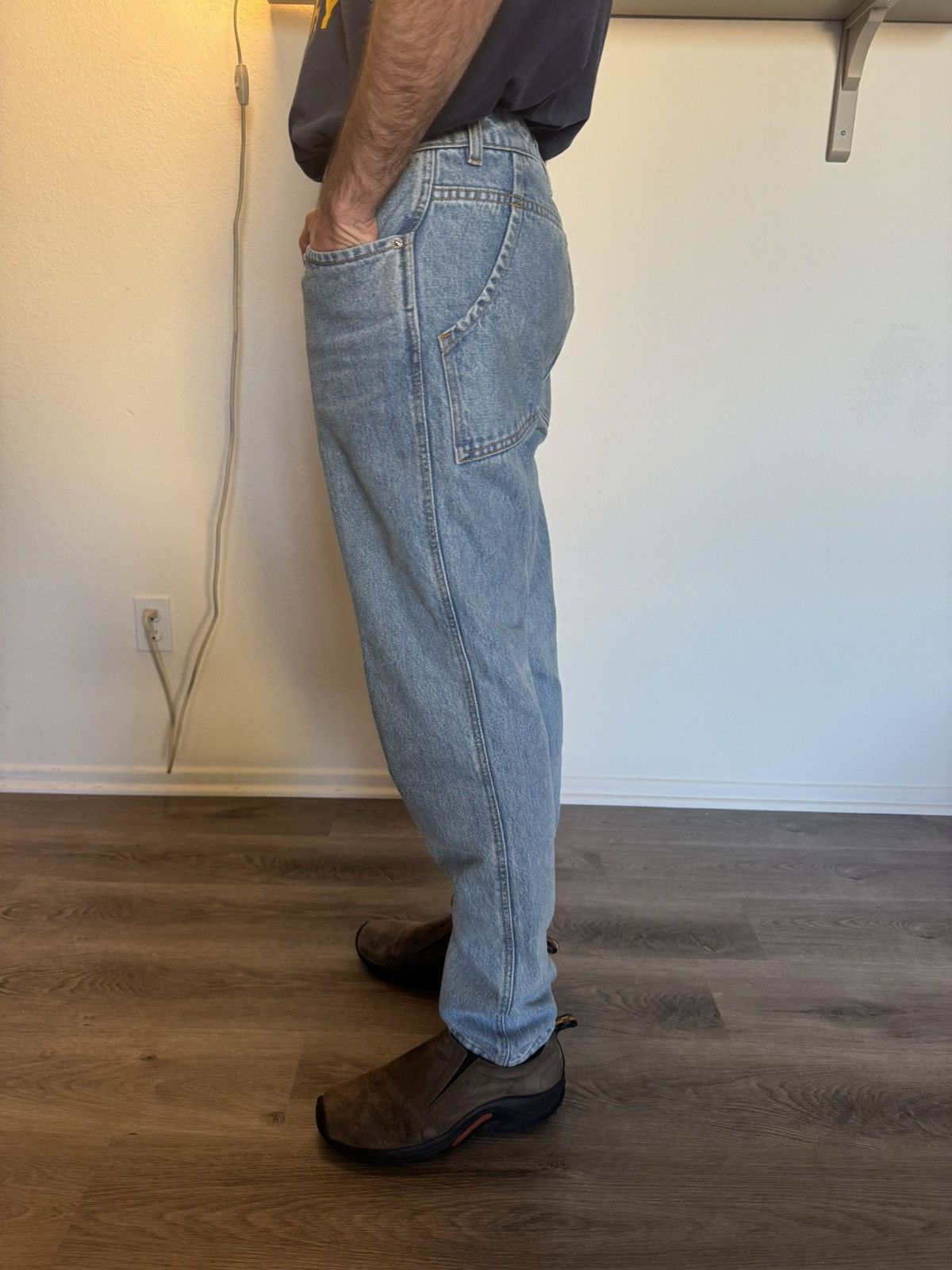 Eckhaus Latta Eckhaus Latta Light Wash Denim Size US 29 - 5 Thumbnail