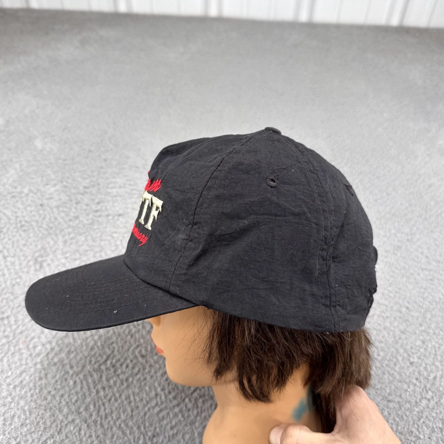 Roper VINTAGE Natural Limits Team NWTF Hat Cap Snap Back Black Embroidered Rope Mens Hunting 90s Cap Hat Men Team NWTF 90s Hunting Size ONE SIZE - 3 Thumbnail