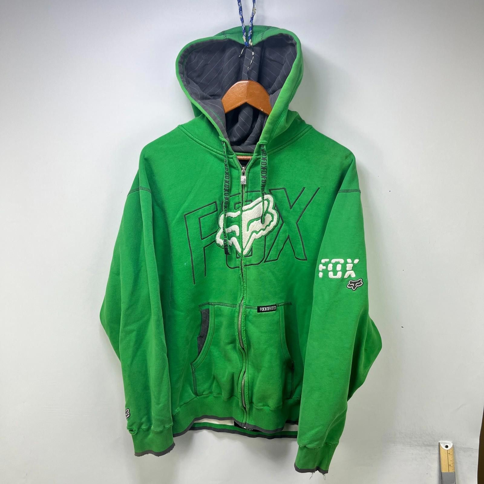 Fox Racing Vintage Fox Y2K Motorsport Racing Zip Up Hoodie L Size US L / EU 52-54 / 3 - 1 Thumbnail