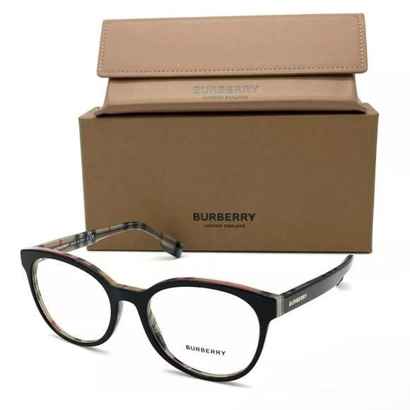 Burberry BURBERRY BE2315 3038 Black / Demo Lens 52 Eyeglasses Size ONE SIZE - 1 Thumbnail