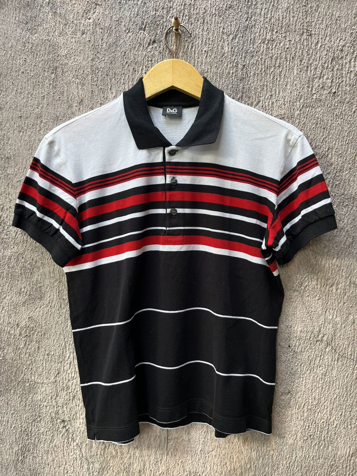 Dolce & Gabbana Dolce & gabbana Stripe Polos Size M / US 6-8 / IT 42-44 - 1 Thumbnail