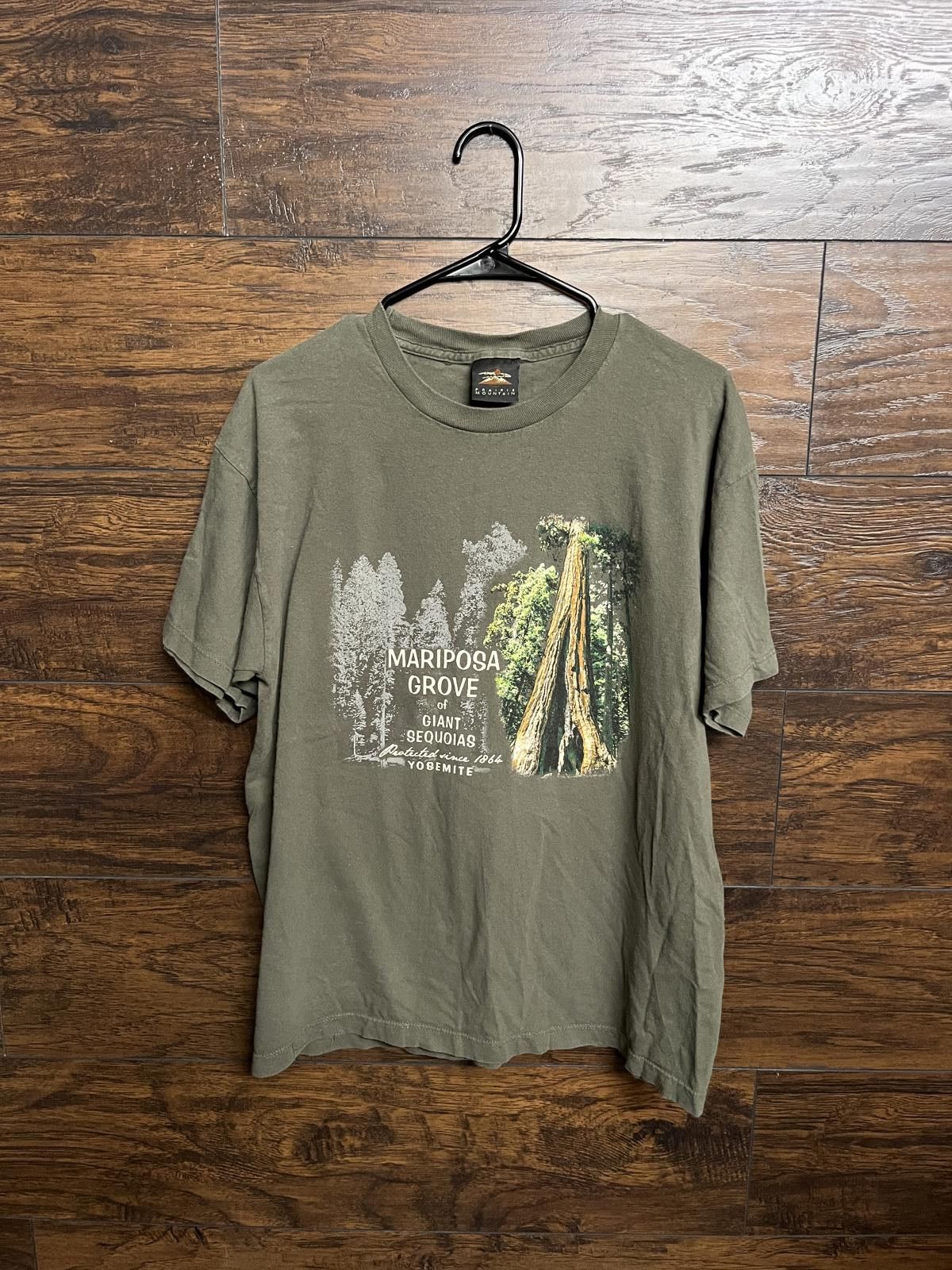 Designer Faded Yosemite T-shirt Giant Sequoias Mariposa Grove - L Size US L / EU 52-54 / 3 - 1 Thumbnail