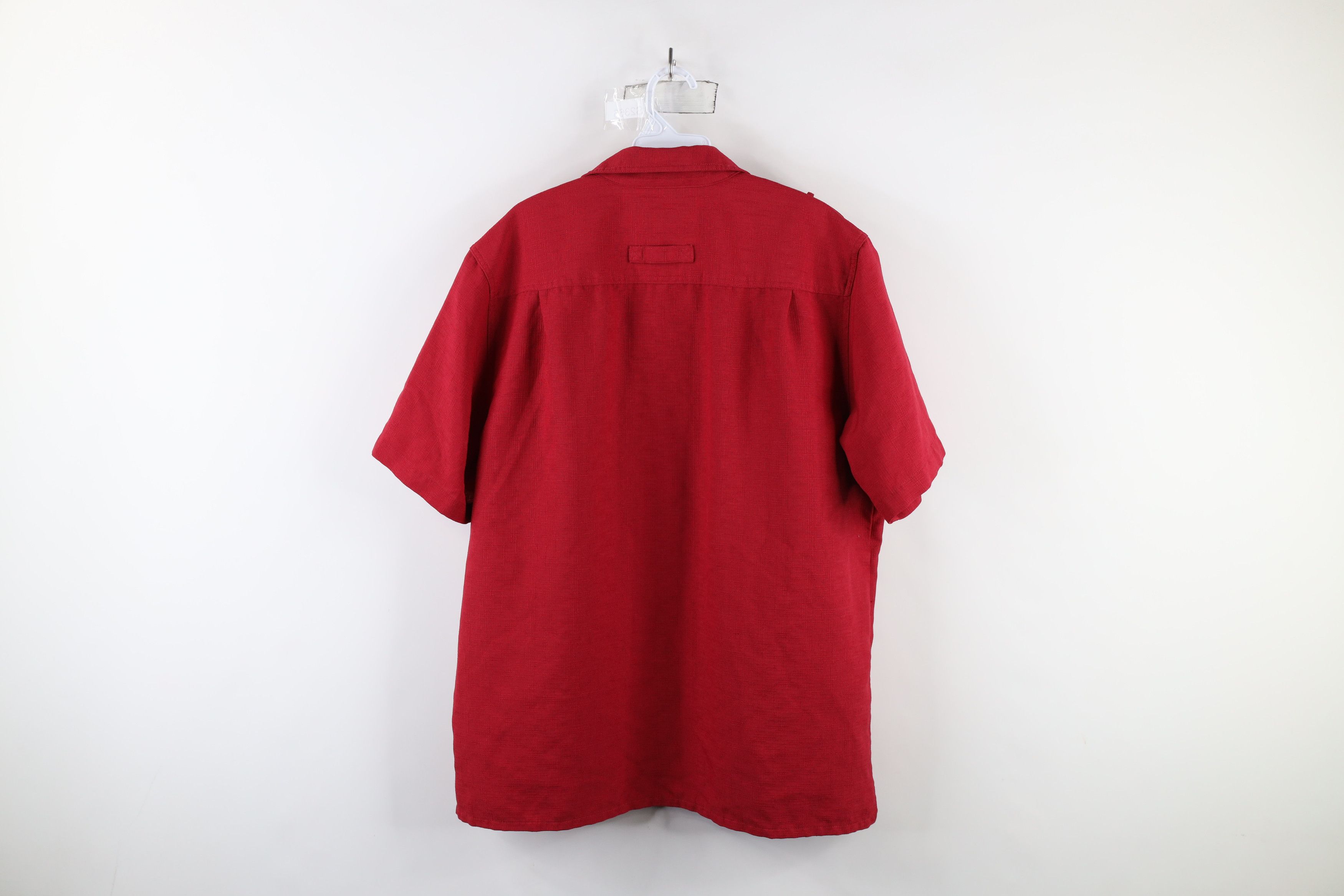 Vintage Vintage 90s Streetwear Short Sleeve Collared Button Shirt Size US L / EU 52-54 / 3 - 12 Thumbnail