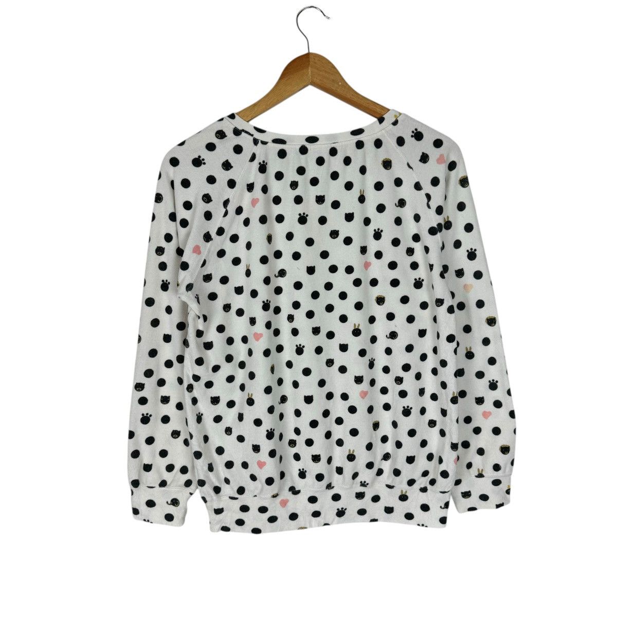 Issey Miyake × Japanese Brand × Tsumori Chisato ⚡️TSUMORI CHISATO SLEEP IS POLKA DOT SWEATER Size M / US 6-8 / IT 42-44 - 5 Thumbnail