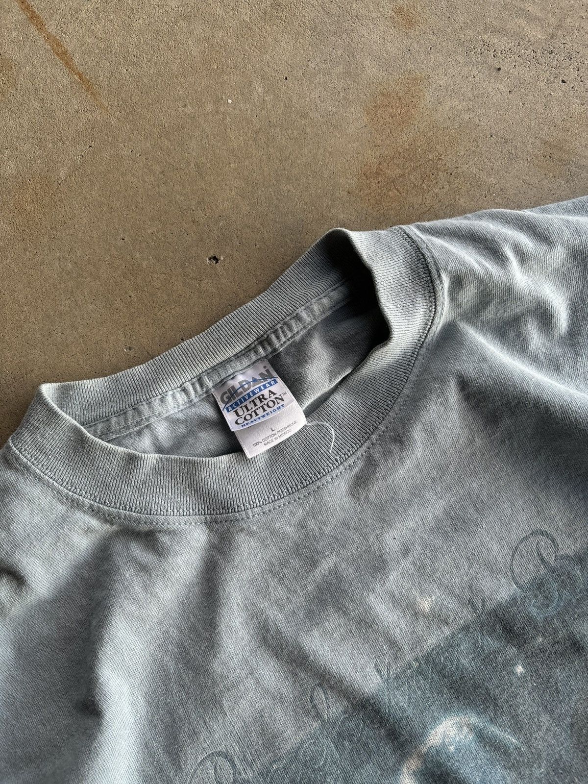 Band Tees × Vintage Crazy 2001 Backstreet Boys Baby Blue Boxy Tour Shirt Size US L / EU 52-54 / 3 - 4 Thumbnail
