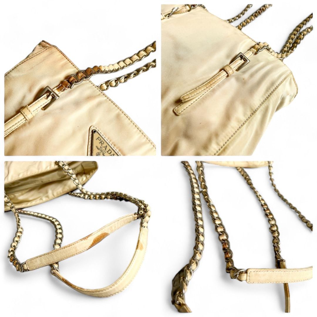 Prada Prada - Tesuto nylon chain tote bag shoulder bag Size ONE SIZE - 5 Thumbnail