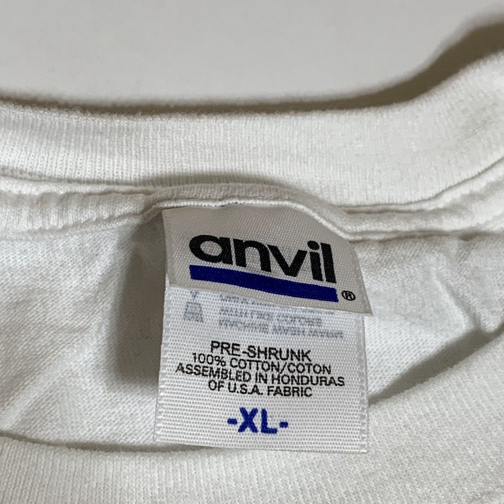 Anvil Screw Hollywood Vote For Bush White T Shirt XL George W Anvil Men Regular Crew Neck Short Sleeve Cotton T-Shirt White 90s Presidential Theme Mens Size US XL / EU 56 / 4 - 7 Thumbnail