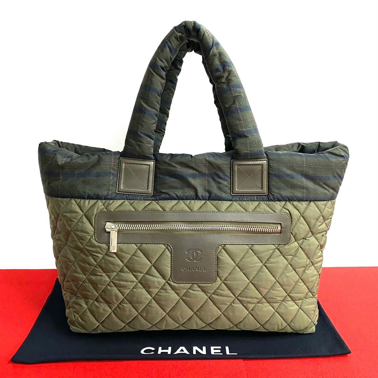 Chanel Chanel Tote Bag Green Synthetic Size ONE SIZE - 1 Thumbnail