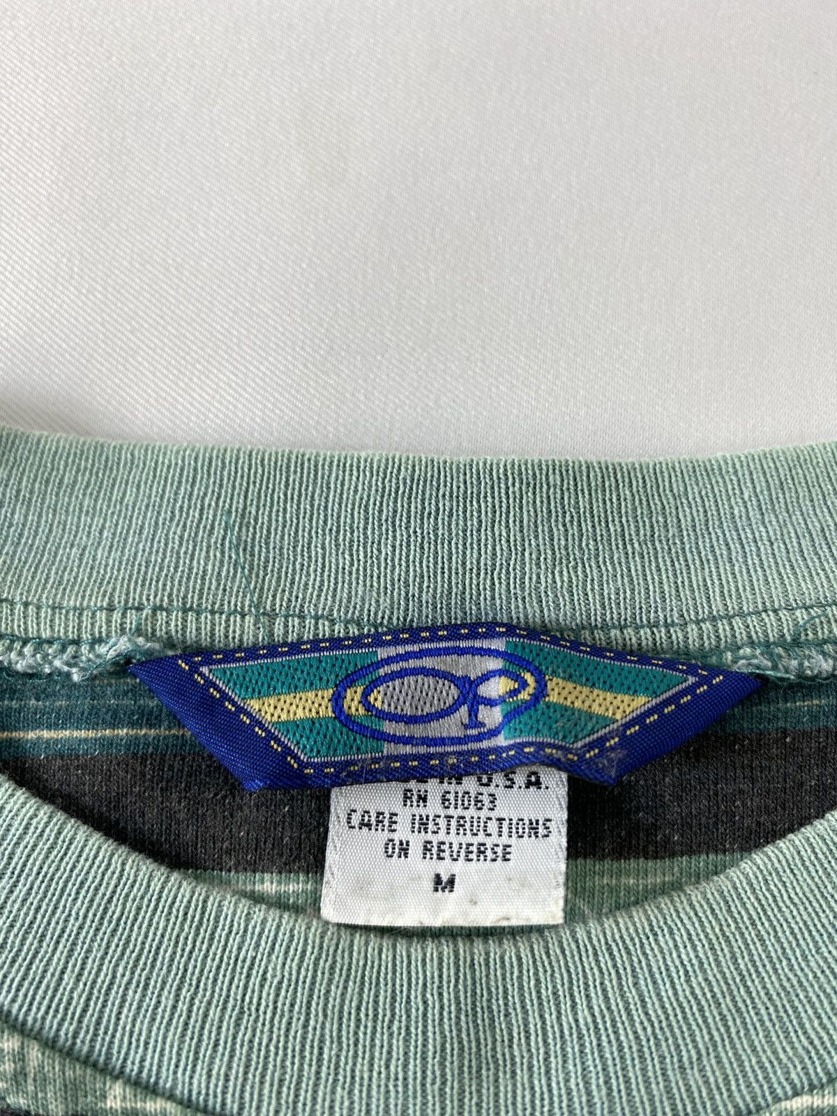 Ocean Pacific 90s Ocean Pasific OP Surf Striped Geometric All Printed Tee Size US S / EU 44-46 / 1 - 5 Thumbnail