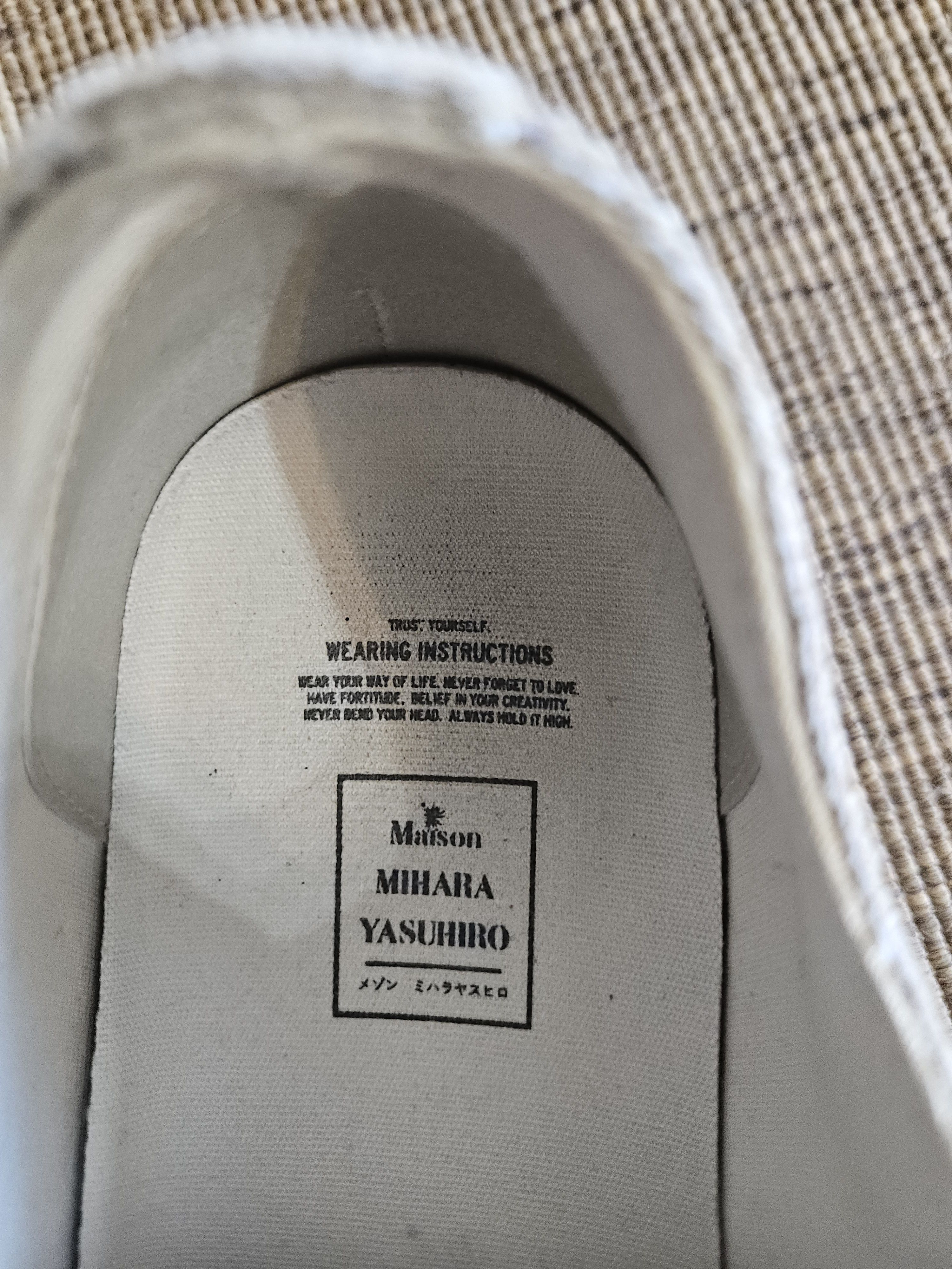 Maison MIHARA YASUHIRO Peterson23 canvas lace-up sneakers Size US 12 / EU 45 - 11 Thumbnail