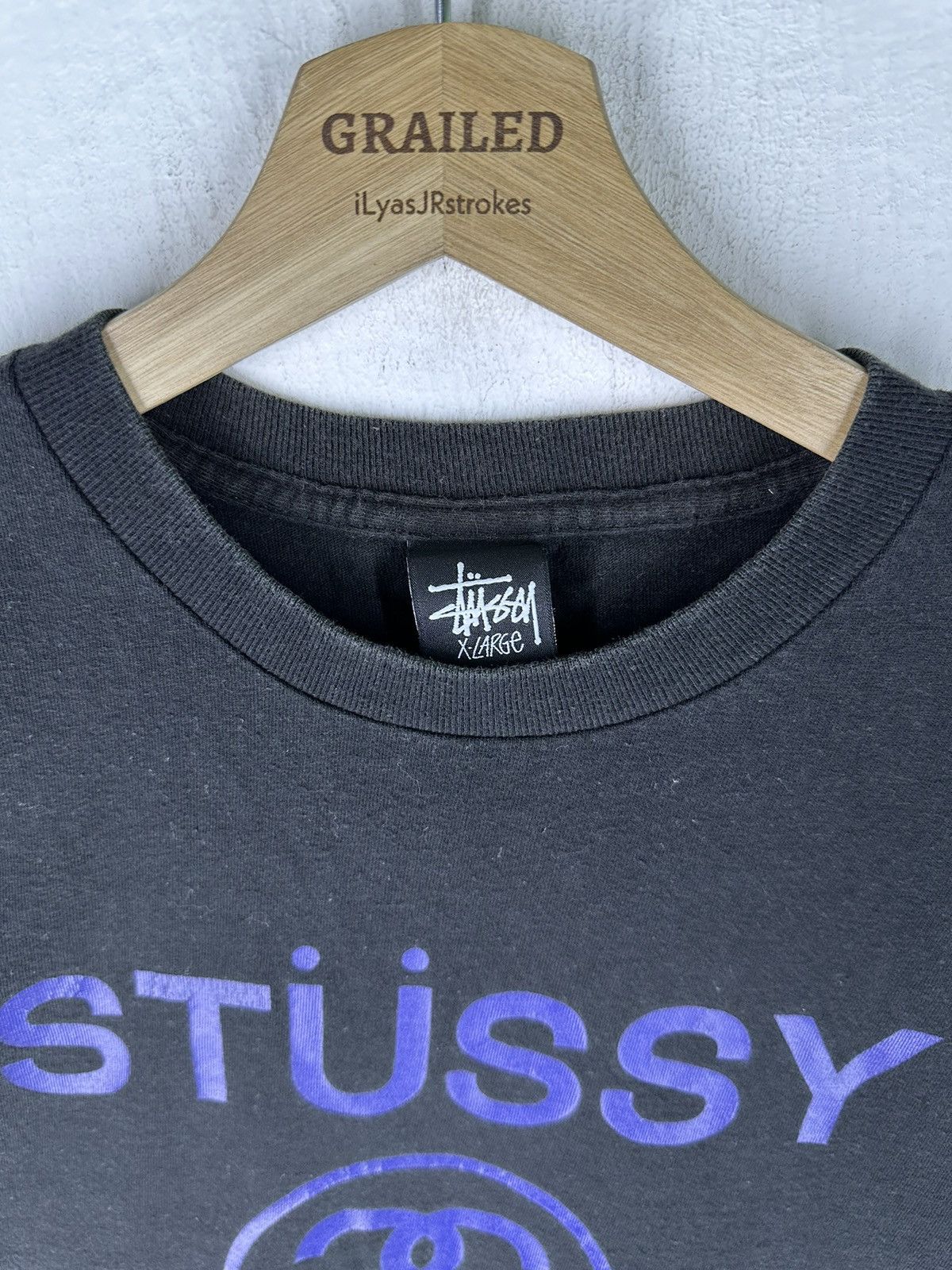 Stussy × Vintage Vintage Stussy Local Colab Shirt Tee Size US XL / EU 56 / 4 - 10 Thumbnail