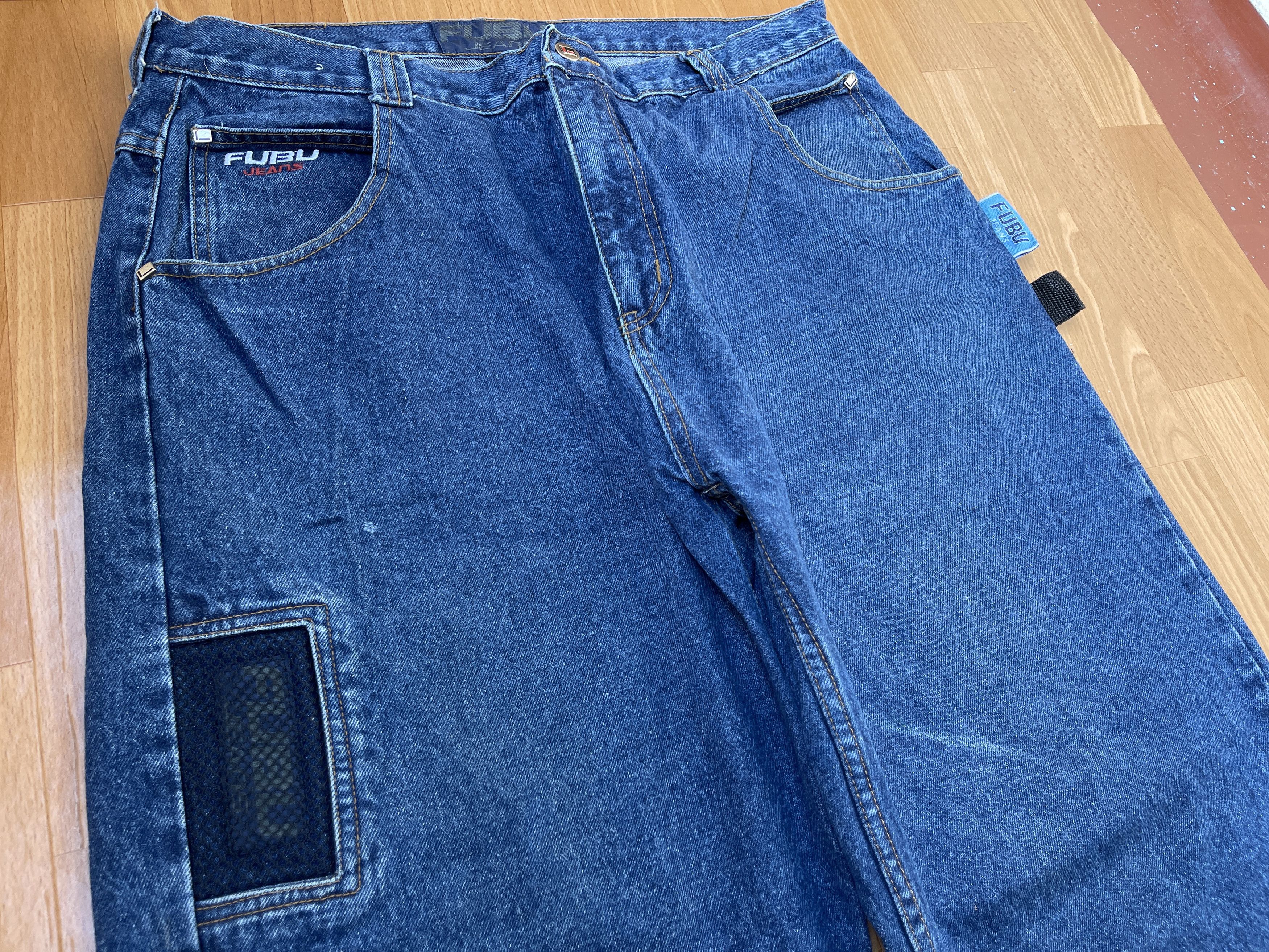 Fubu FUBU jeans, vintage baggy jeans, 90s hip hop skater Y2K 38 Size US 38 / EU 54 - 10 Thumbnail