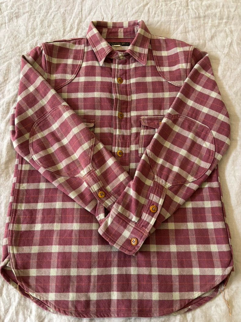 Freewheelers FREEWHEELERS Size 14 woolen work shirt. Size US XXS / EU 40 - 1 Thumbnail