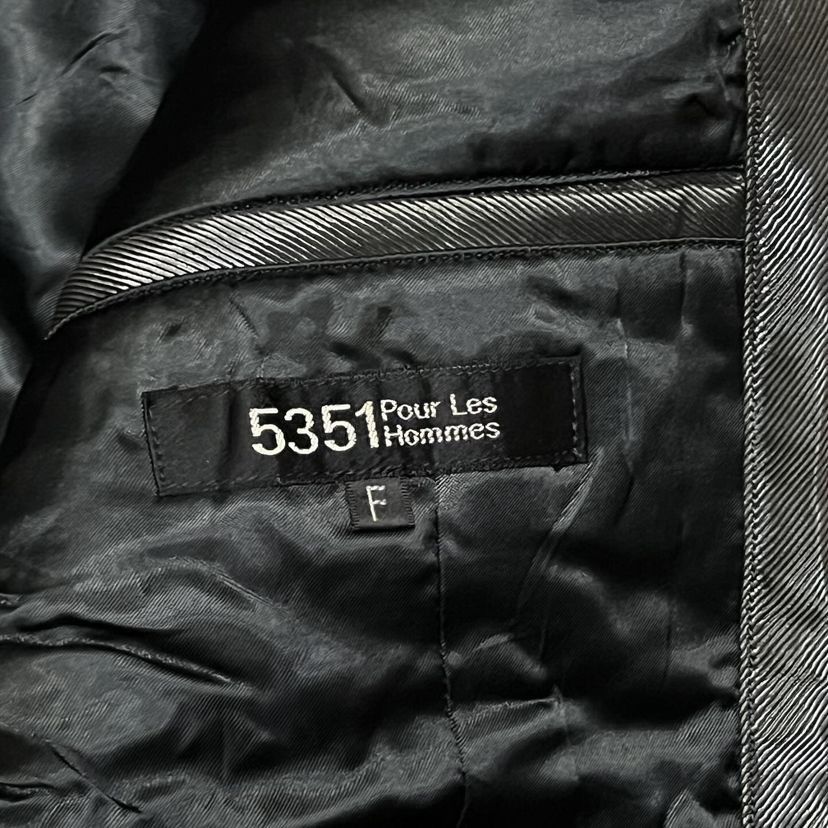 5351 POUR LES FEMMES Metal Jacket 5351 Pour Les Hommes Vintage Size M / US 6-8 / IT 42-44 - 8 Thumbnail