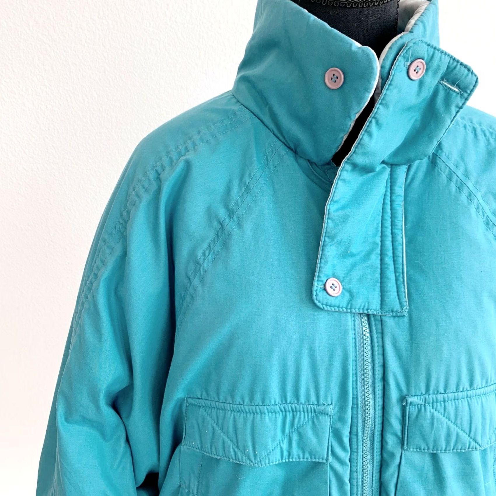 Vintage VINTAGE Expressions Puffer Jacket Coat L Blue 70s Made in Taiwan Mens Size US L / EU 52-54 / 3 - 2 Thumbnail