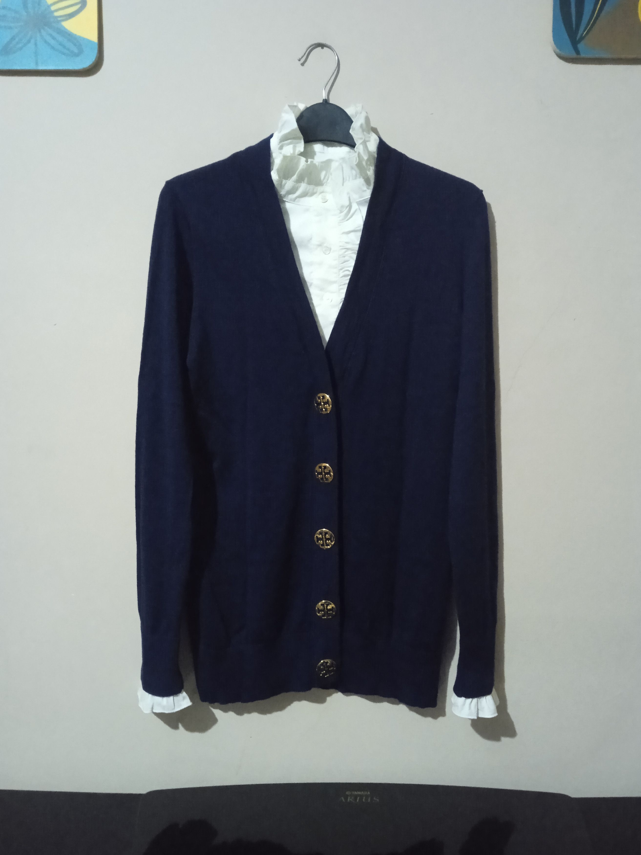 Tory Burch Tory Burch Sweater Half Button Size L / US 10 / IT 46 - 1 Thumbnail