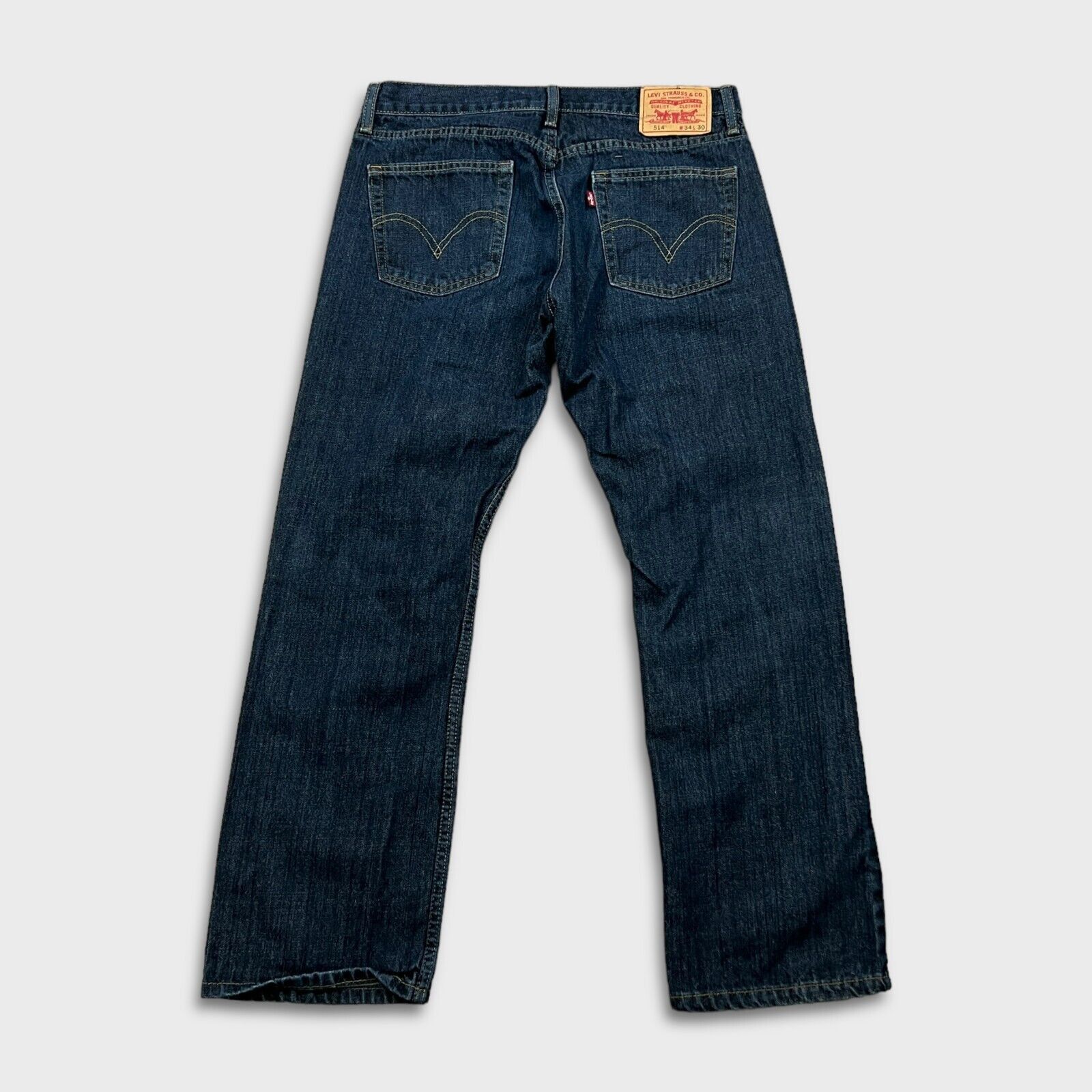 Levi's × Vintage Levi's 514 Jeans 34x30 Slim Straight Leg American Denim Pant Size US 34 / EU 50 - 3 Thumbnail