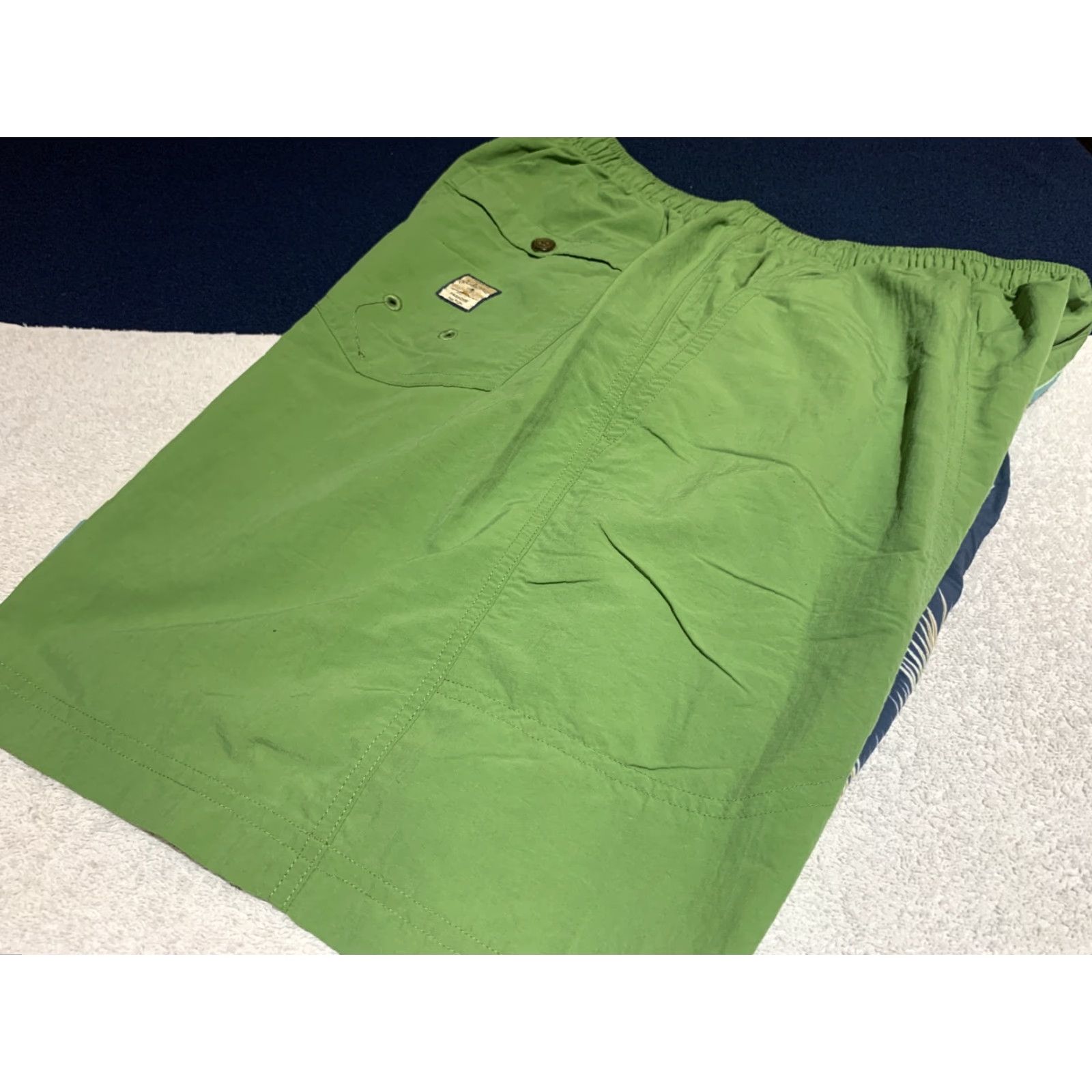 Tommy Bahama VINTAGE Tommy Bahama Men's Swim Trunks M Regular Blue Green Floral Hawaiian Lined Trunks Size US 31 - 6 Thumbnail