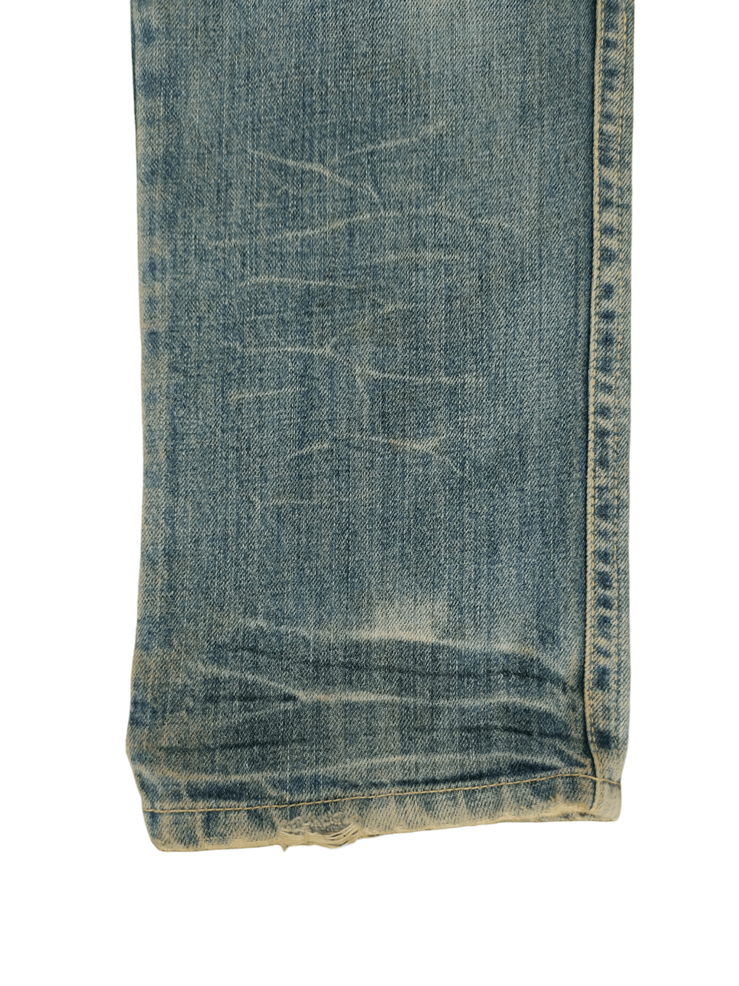 Beams Plus Beams Distress Faded Denim Jeans Undercover Style Y2k Size US 31 - 9 Thumbnail