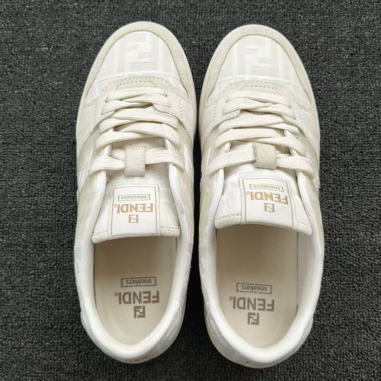 Fendi Fendi Off-White All Over Print Sneakers 42 99 New Size US 9 / EU 42 - 3 Thumbnail